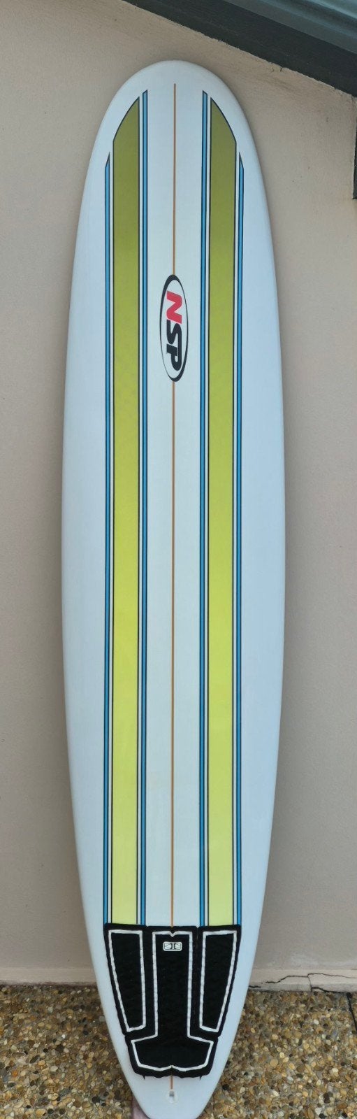 NSP 8'2 surfboard/longboard in perfecte staat met boardbag, Watersport en Boten, Golfsurfen, Longboard, Met vinnen, Ophalen