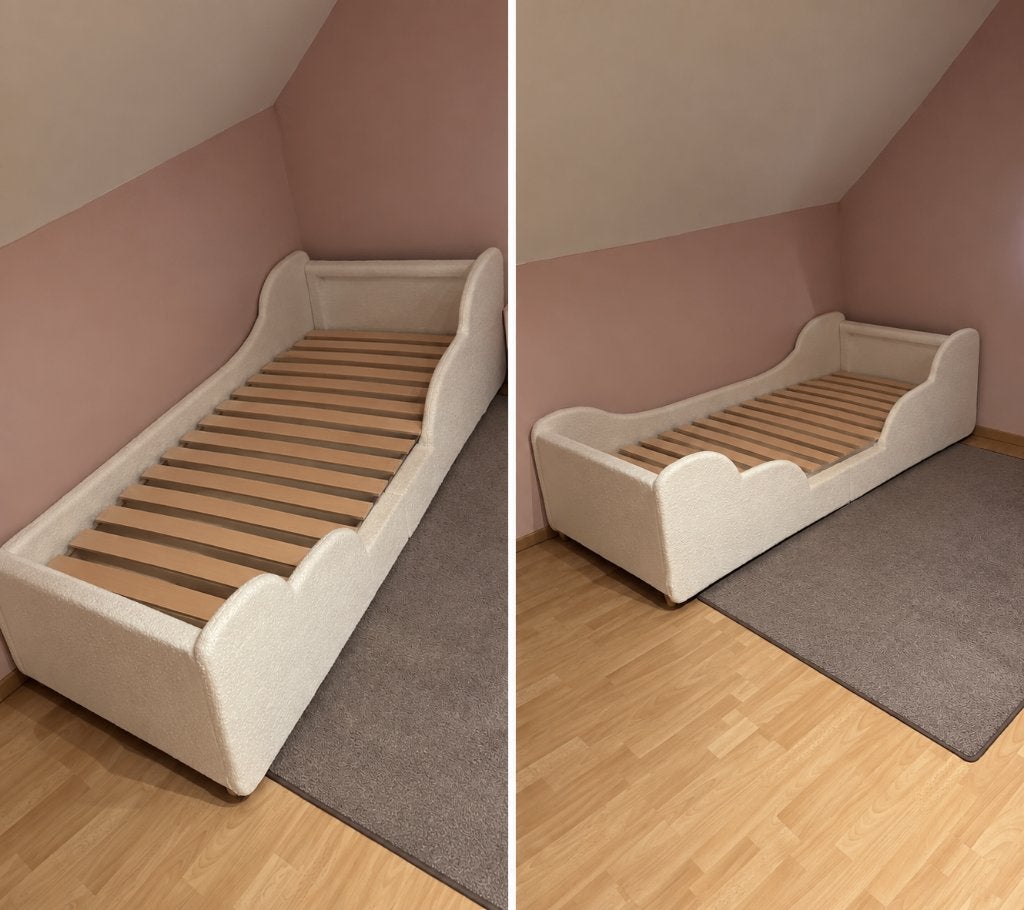 1 persoonsbed (kinderbed) 90x200, Kinderen en Baby's, Ophalen, 85 tot 100 cm, Nieuw, Lattenbodem