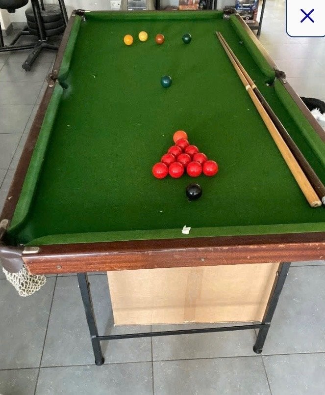 Kleine snookertafel, Sport en Fitness, Biljarten en Poolen, Ophalen, Gebruikt, Snookertafel
