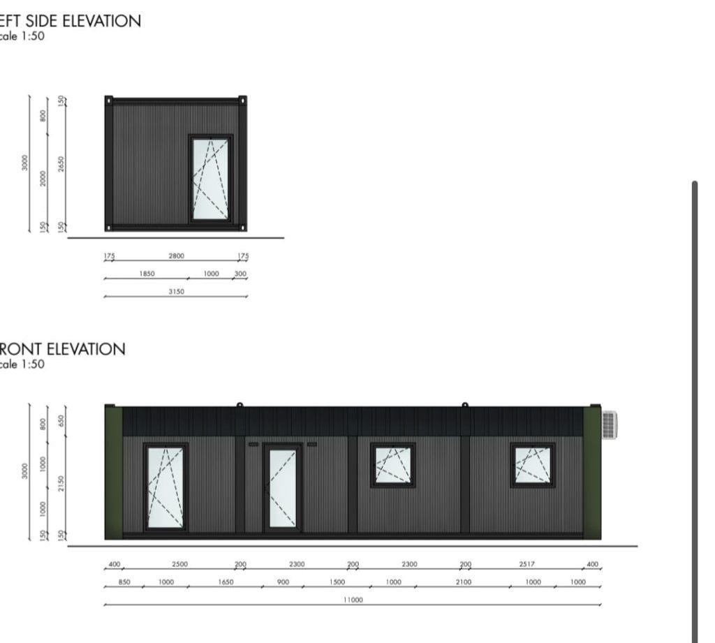 Nieuwe moderne woonunit / tiny house volledig uitgerust, Doe-het-zelf en Bouw, Containers, Ophalen