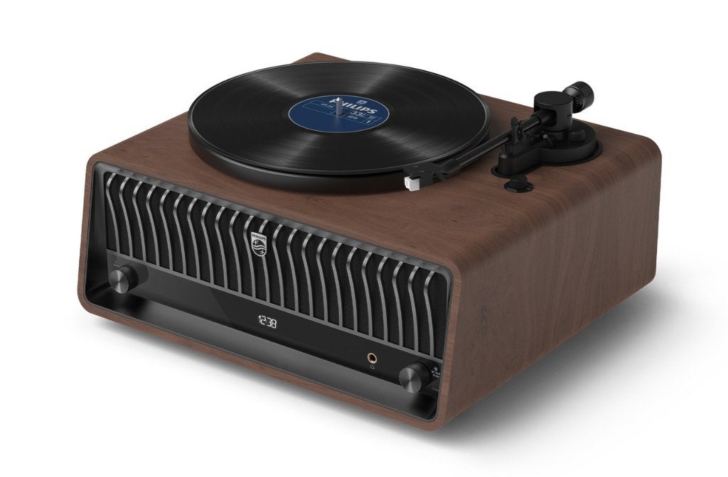gezocht PHILIPS CENTURY RANGE - The Tina - TAV9000D, Enlèvement, Utilisé, Tourne-disque, Philips