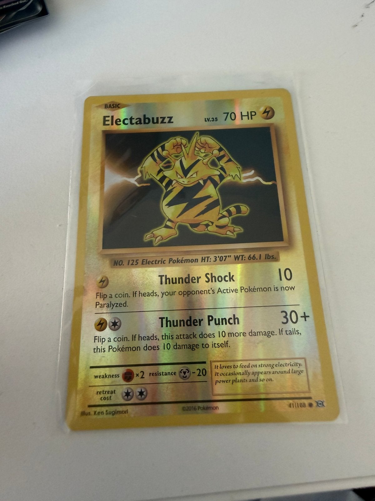 Electabuzz 41 2016 brillant, Enlèvement, Neuf, Cartes en vrac