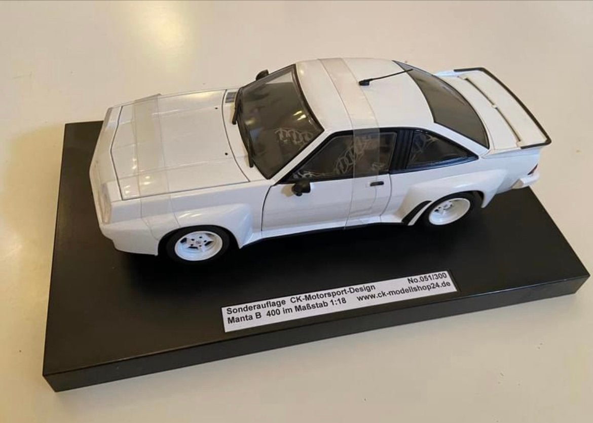 Opel manta B 400 - 1:18 gelimiteerd, Hobby & Loisirs créatifs, Voitures miniatures | 1:18, Enlèvement ou Envoi, Revell