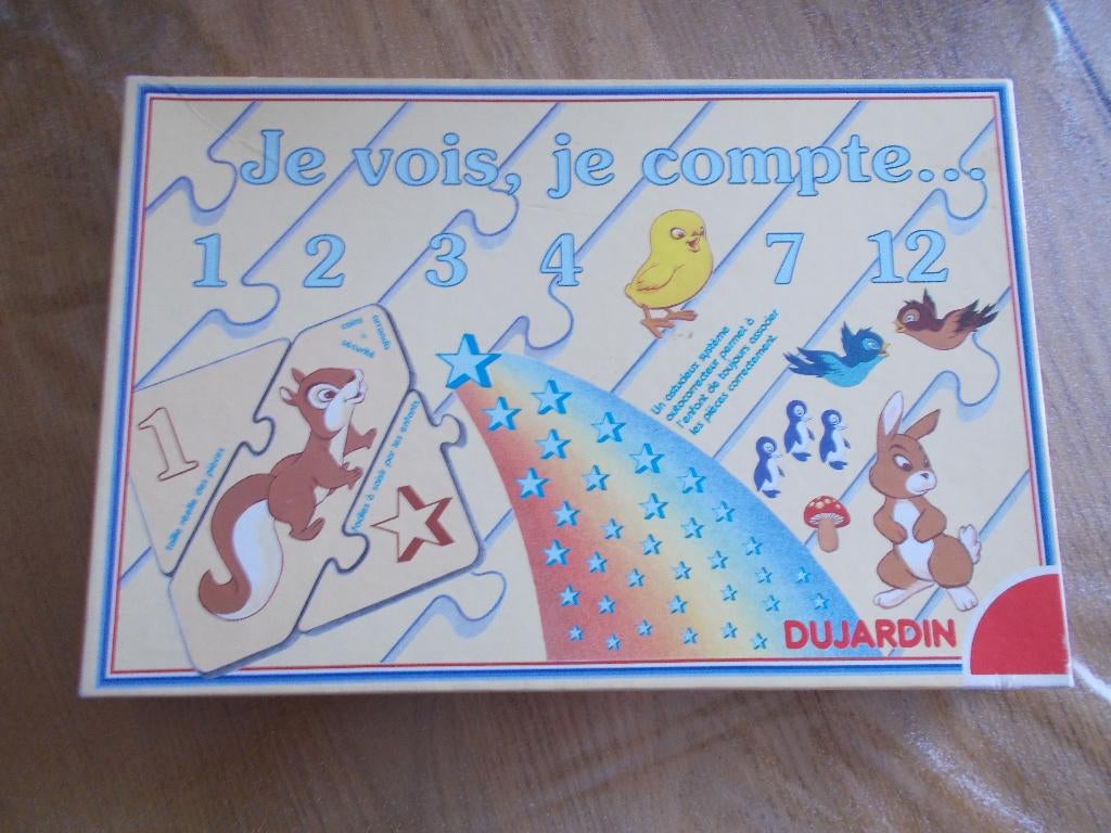 Puzzle de 36 pièces "Je vois, je compte" de DUJARDIN., Enlèvement, 10 à 50 pièces, Neuf, 6 ans ou plus