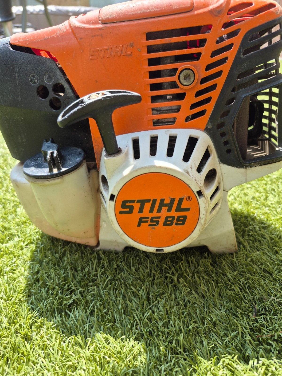 STIHL FS89 pro bosmaaier — complete uitrusting, Ophalen