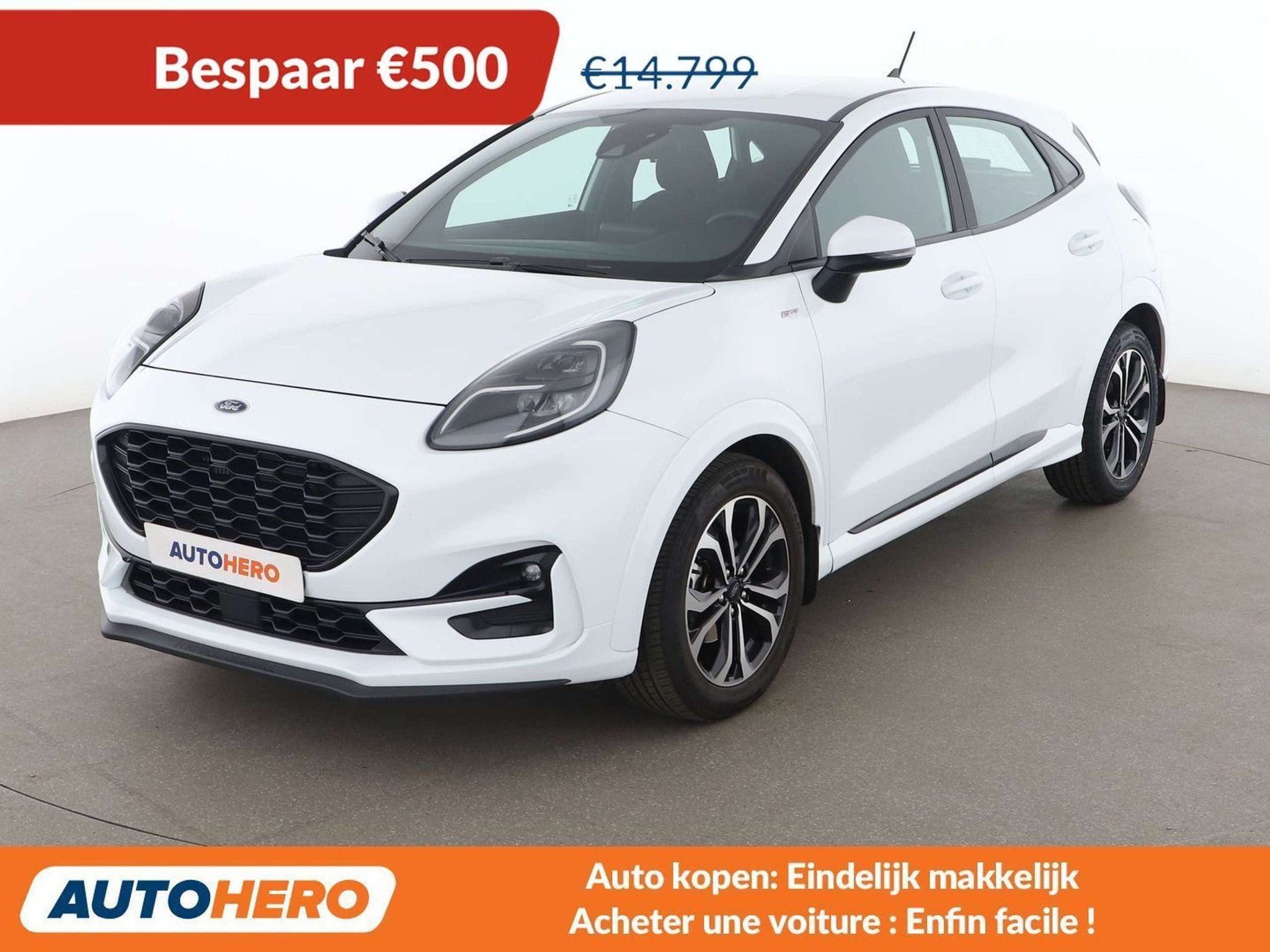 Ford Puma 1.0 EcoBoost Mild-Hybrid ST-Line (bj 2021), Voorwielaandrijving, Stof, https://public.car-pass.be/vhr/72eb1d66-3a72-4b91-a873-6d76d757bbad