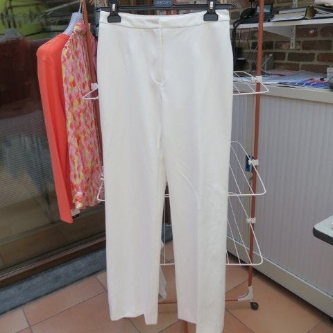 Geklede plooibroek wit Natan mt 38, Taille 38/40 (M), Enlèvement ou Envoi, Comme neuf, Longs
