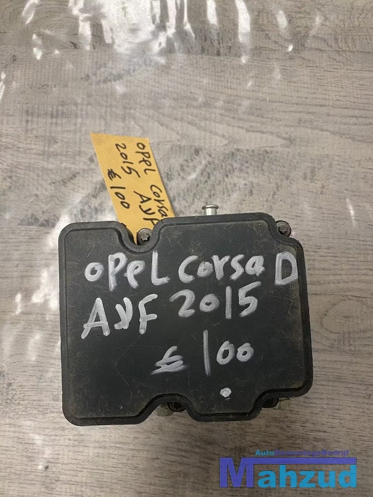Opel Corsa D abs pomp AYF 39002554, Auto-onderdelen, Fabrikant BV, Gebruikt, Info@fabrikant.eu, Fabrikantstraat 1
1000 AA  Amsterdam, NL