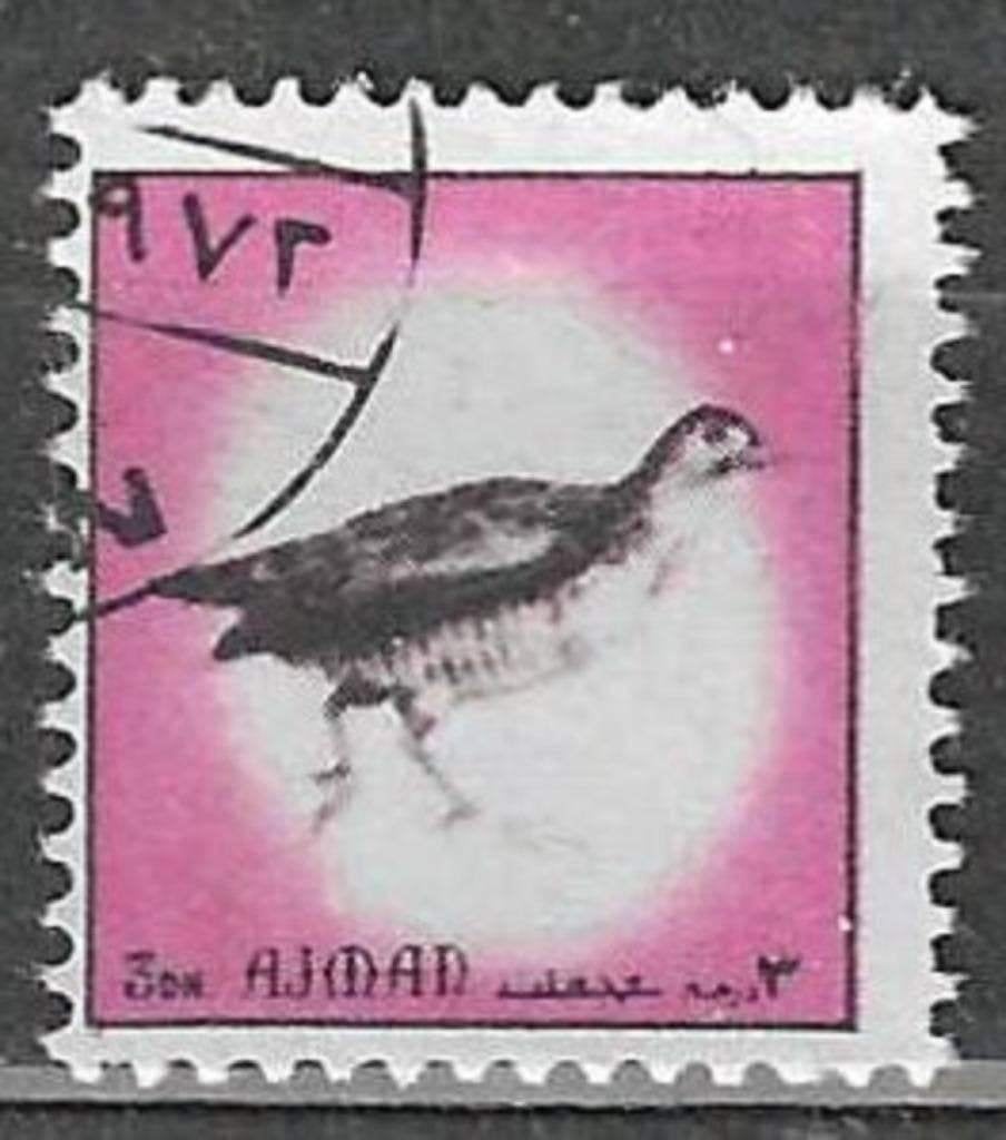 Ajman 1972 - Stampworld 1616 - Oiseaux (ST), Envoi, Affranchi