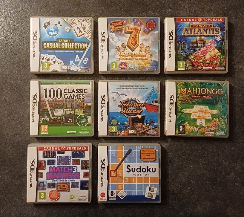 Pakket van 8 Nintendo DS Puzzel & Casual Games – Compleet me, Games en Spelcomputers, Games | Nintendo DS, Puzzel en Educatief
