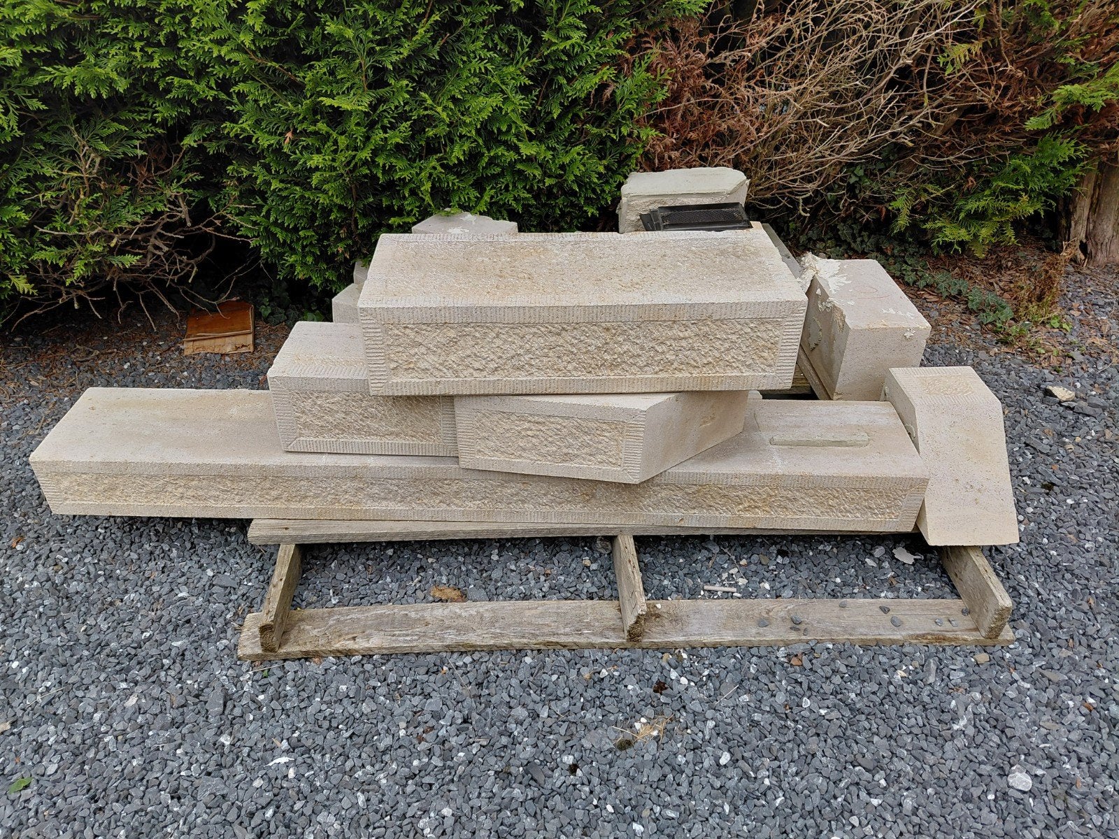 Pierre cheminée, Bricolage & Construction, Enlèvement, Utilisé