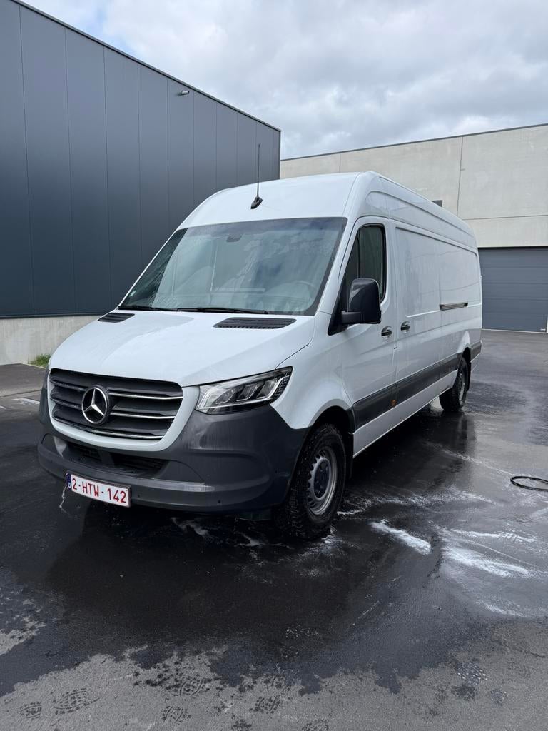 Mercedes Sprinter 2020 V6 3.0 L3H2, Automaat, Zwart, Wit, Bedrijf