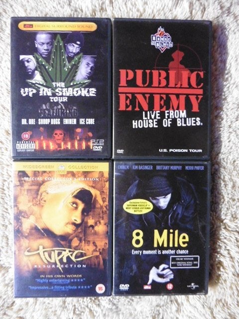Up in Smoke Tour (Dr Dre, Eminem, Snoop Dogg,Ice Cube)+Bonus, Cd's en Dvd's, Vanaf 16 jaar, Ophalen of Verzenden, Zo goed als nieuw