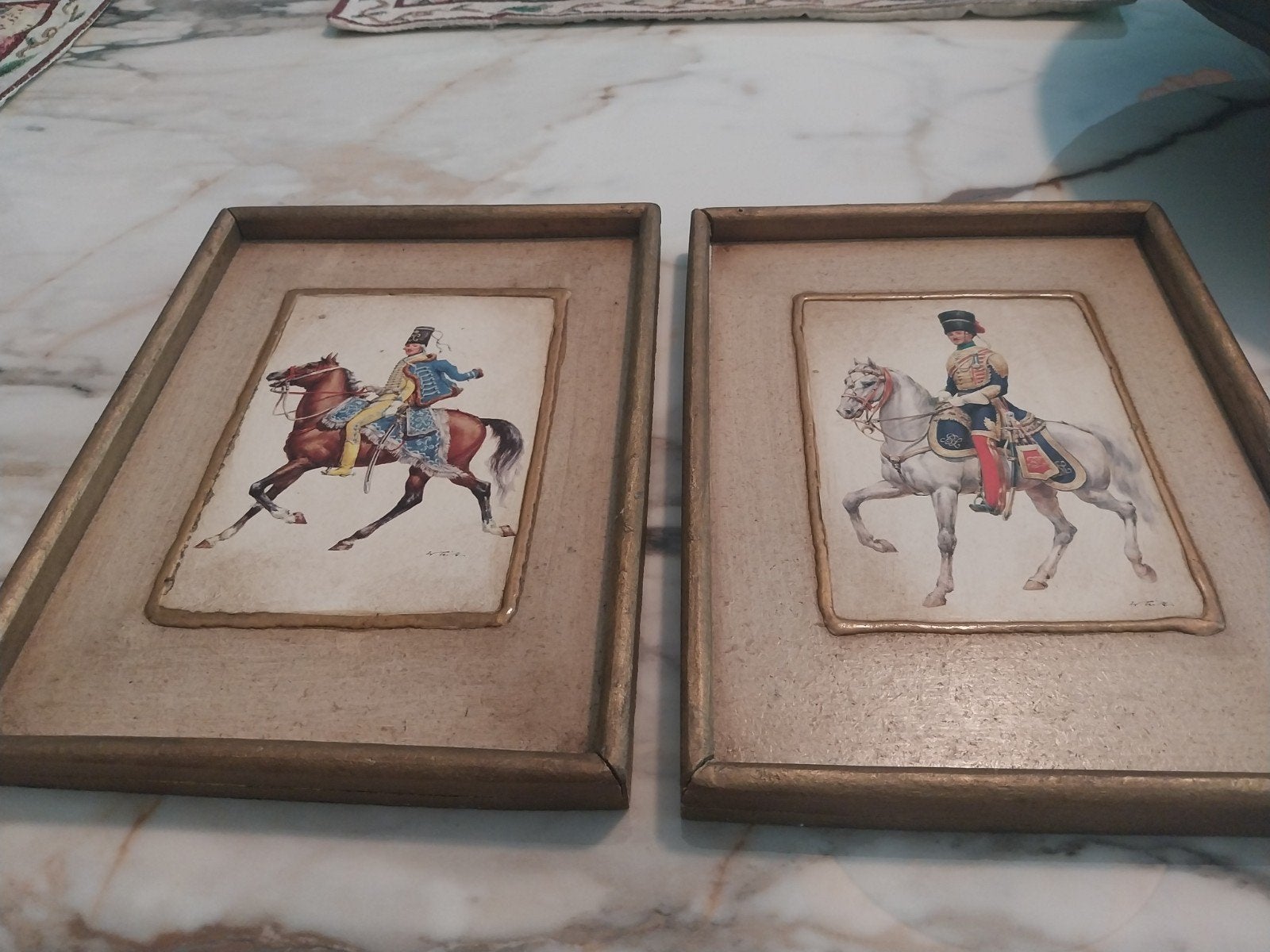 2 vieux cadres (nettoyage des décès), Maison & Meubles, Enlèvement ou Envoi