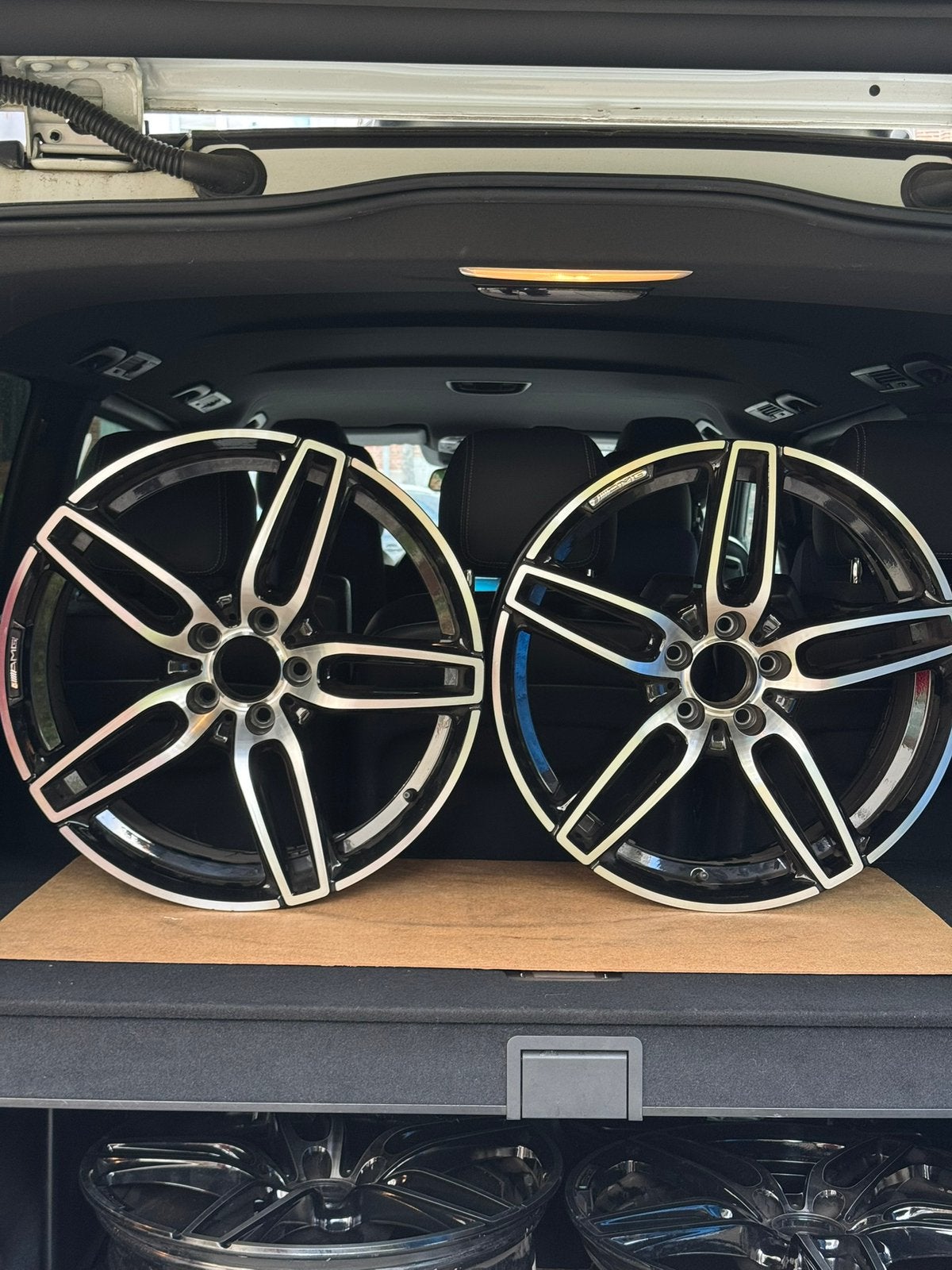 4 Jantes Alu 19" style Mercedes AMG double mesure (8J et 9J), Enlèvement