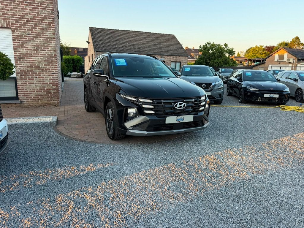 Hyundai TUCSON 1.6 T-GDi STYLE DCT 150PK NIEUW MODEL 0KM, Autos, Hyundai, Achat, Entreprise, Apple Carplay, Noir