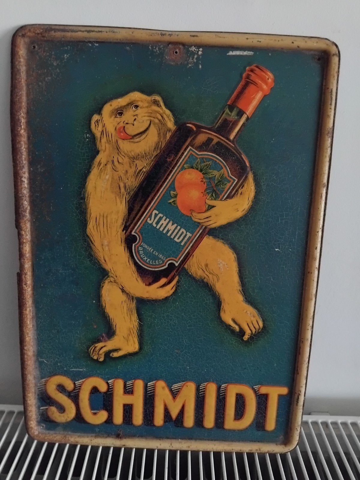 publicité pour les canettes d'alcool Schmidt, Collections, Enlèvement ou Envoi