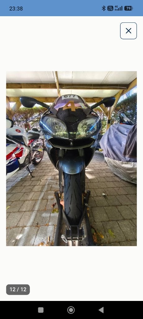Kawasaki ZX 9 R BJ 2001, Motoren, 4 cilinders, Motorrijbewijs A, Gebruikt, 900 cc