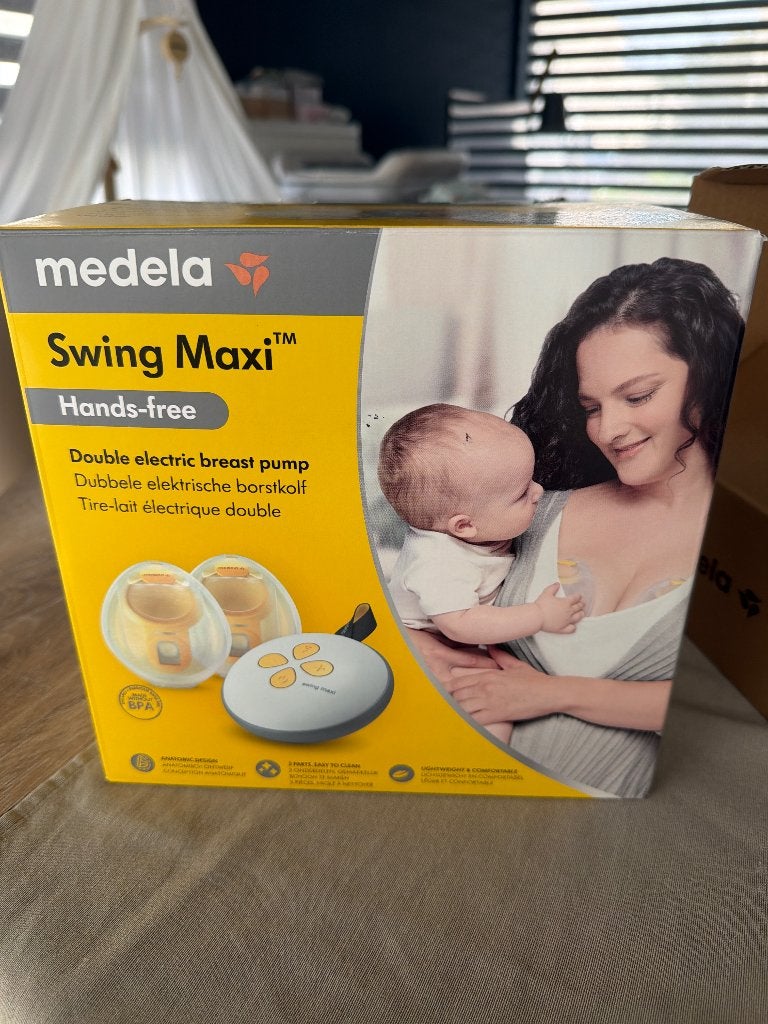 Medela Swing Maxi en moedermelkbewaarzakjes, Ophalen, Medela, Borstkolf, Zo goed als nieuw