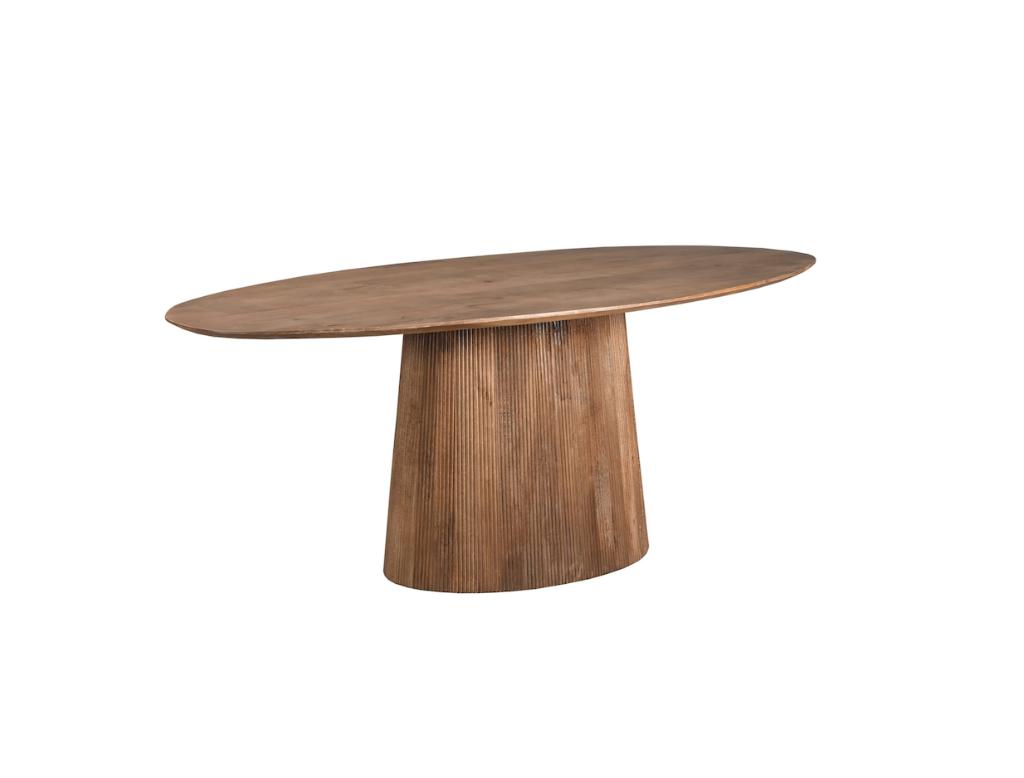 Ovale eetkamertafel Rome te koop!, Ophalen, Overige materialen, 100 tot 150 cm, Japandi / Scandinavisch