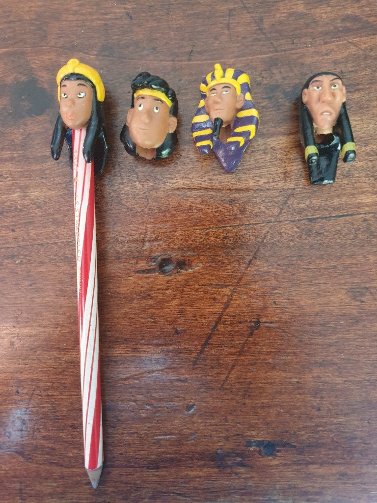 4 têtes de crayon papyrus (Dupuis 2008 - série complète)., Verzamelen, Stripfiguren, Ophalen of Verzenden, Overige figuren, Nieuw