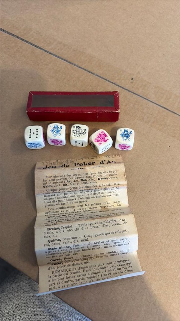 Jeu de Poker d’As, Enlèvement ou Envoi, Autres types, Objet ou Figurine