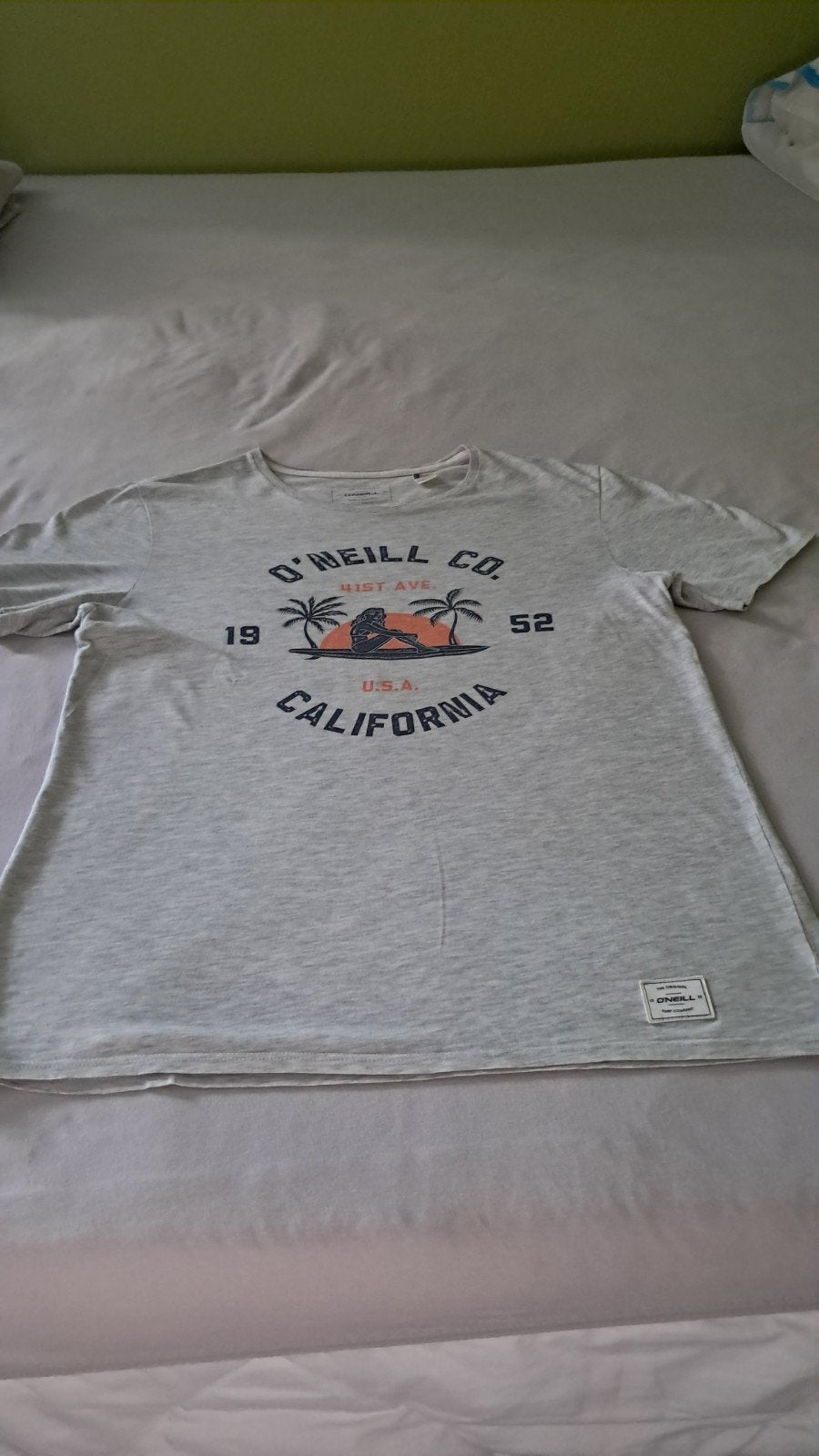Grijs heren t-shirt 'O'Neill' maat S, Ophalen of Verzenden, Maat 46 (S) of kleiner, Grijs, O'Neill