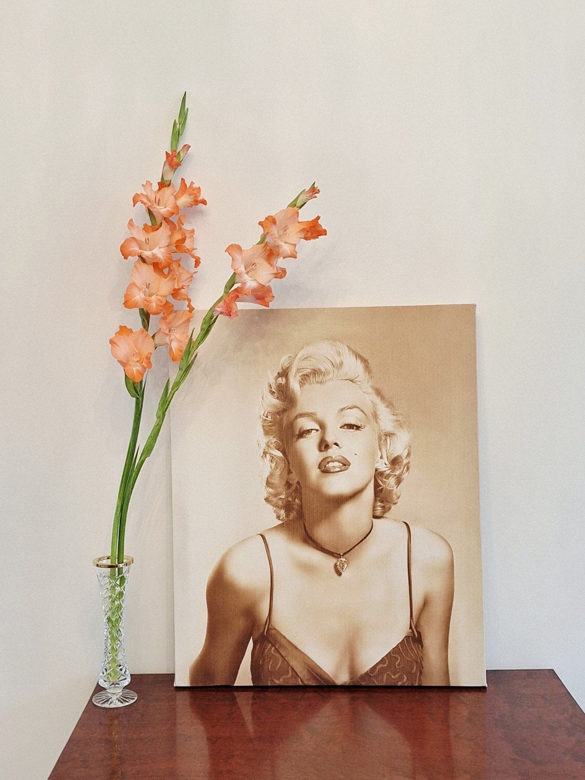 Photo emblématique de Marilyn Monroe sur toile « Love heart , Antiquités & Art, Art | Dessins & Photographie, Enlèvement ou Envoi