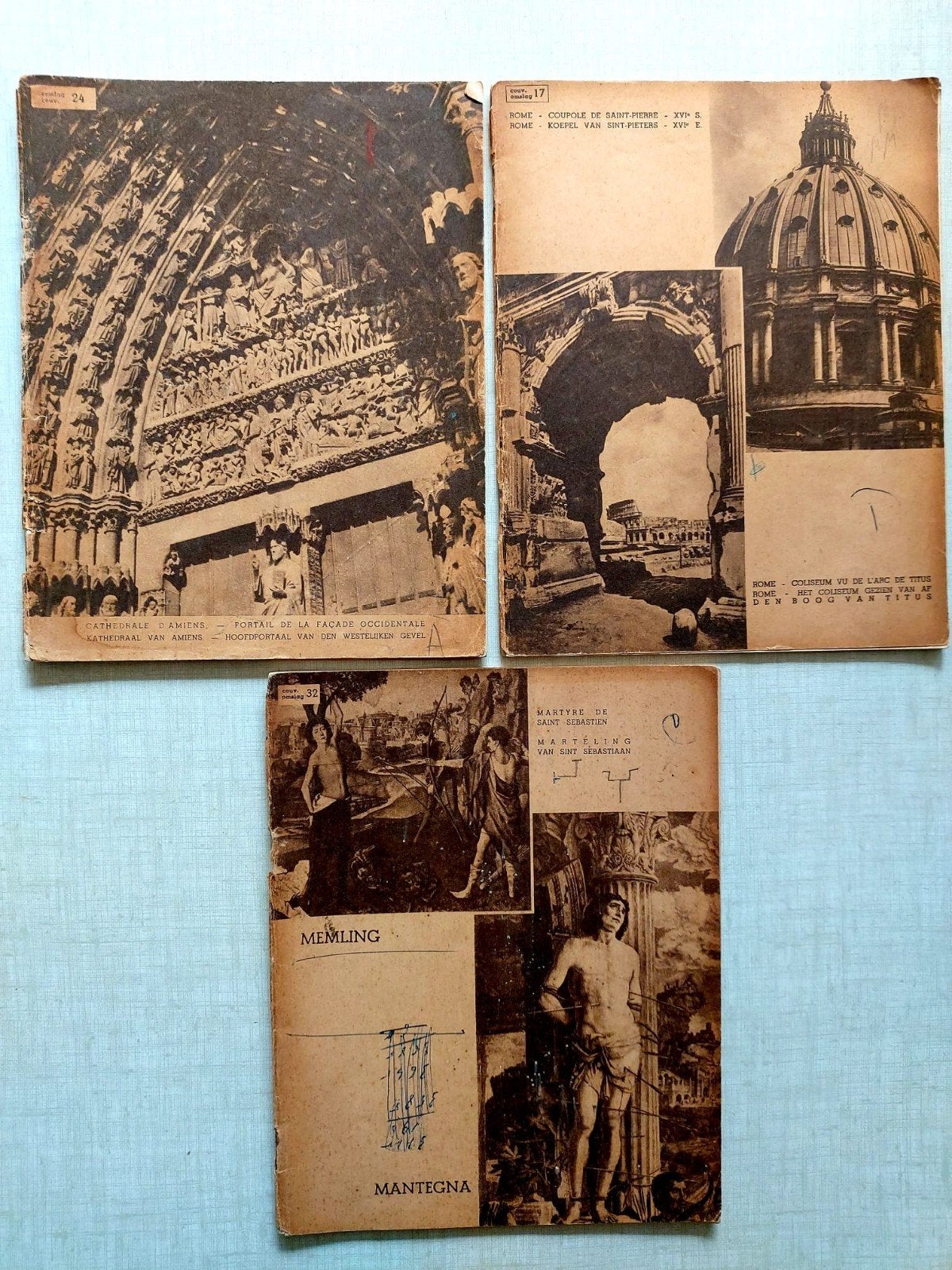 Cahiers d'école anciens 1930 Beaux-Arts/Fine Arts, Enlèvement ou Envoi