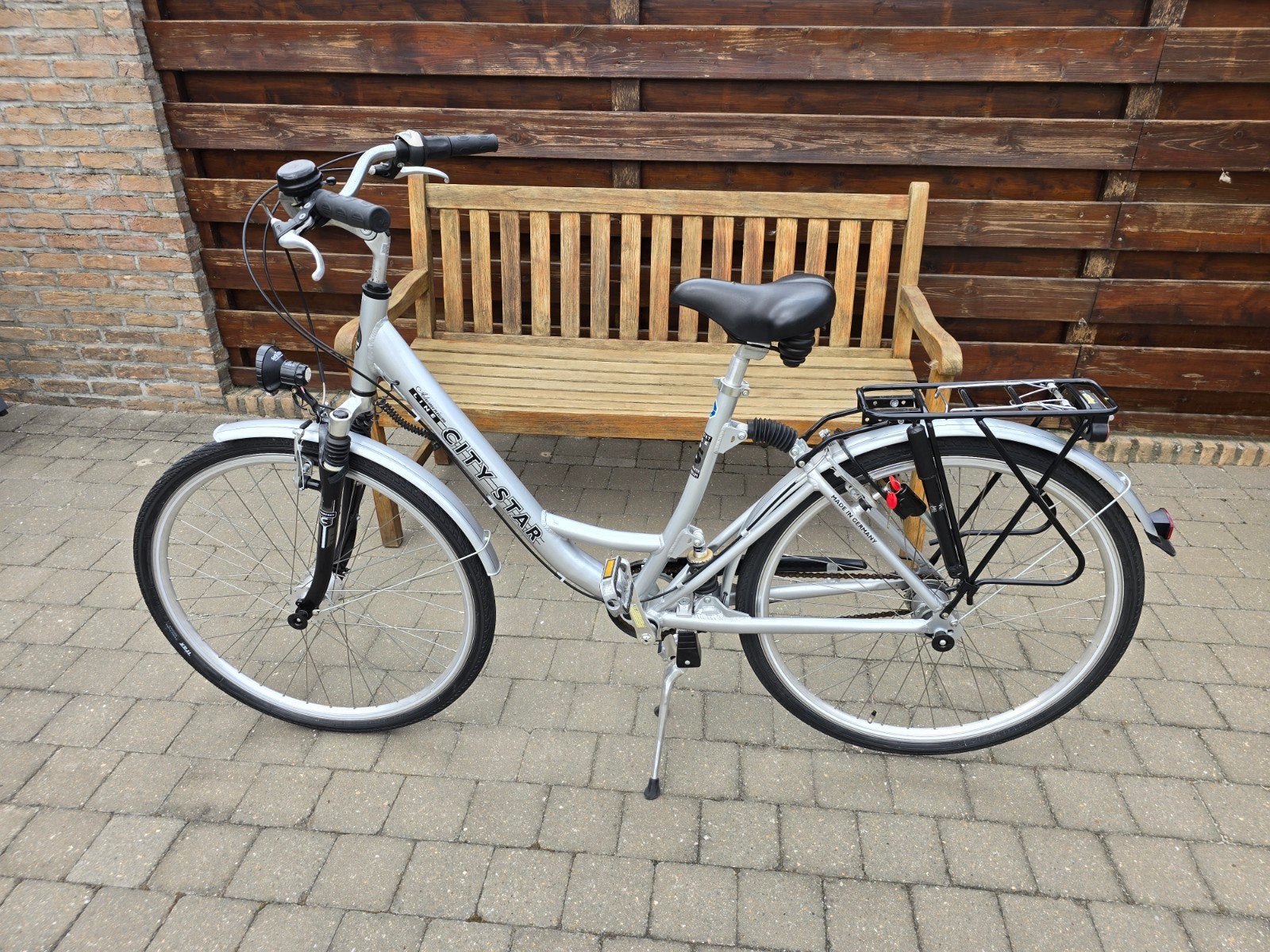 City Star fiets, Fietsen en Brommers, Gebruikt, Velgrem, Versnellingen, Ophalen