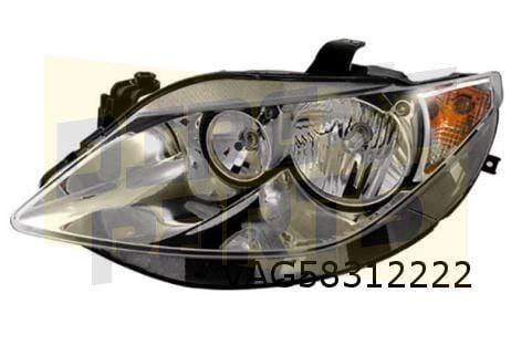 Seat Ibiza (-4/12) koplamp Rechts (dubbele parabool) (chrome, Auto-onderdelen, Verlichting, Seat, Nieuw, Verzenden