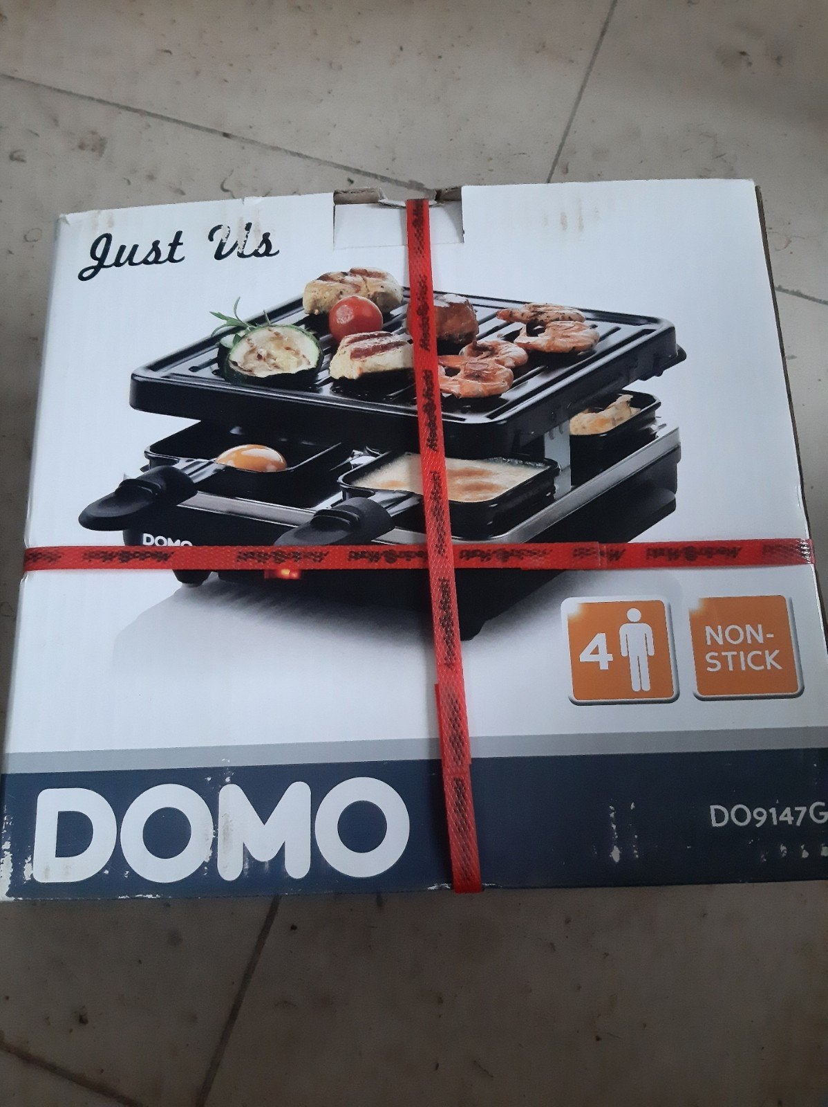 raclette voor 4 persoDOMO nen, Enlèvement, Neuf, 4 à 7 personnes