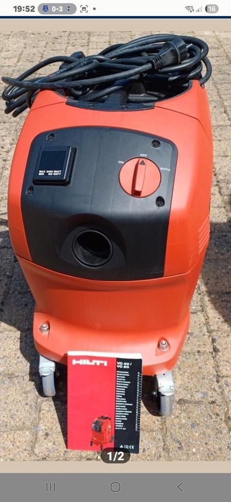 Hilti vc40u, Ophalen of Verzenden
