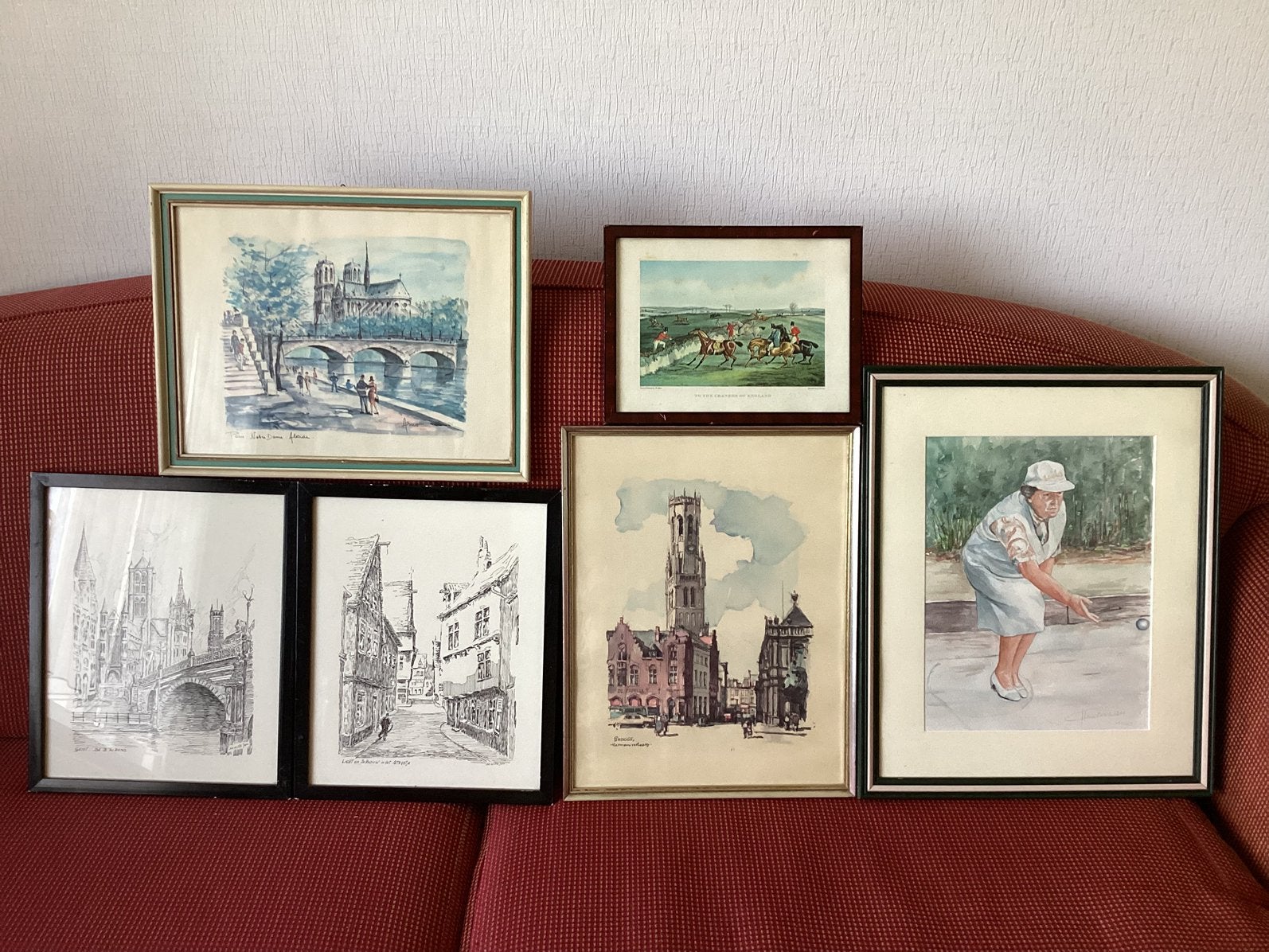 Schilderijtjes, Ophalen