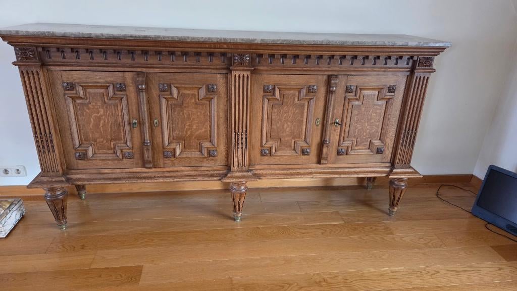 coin repas en chêne avec chaises et buffet, Enlèvement