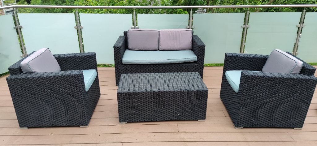 Salon de jardin, Jardin & Terrasse, Ensembles de jardin, Comme neuf, Salons de jardin, 4 places, Enlèvement