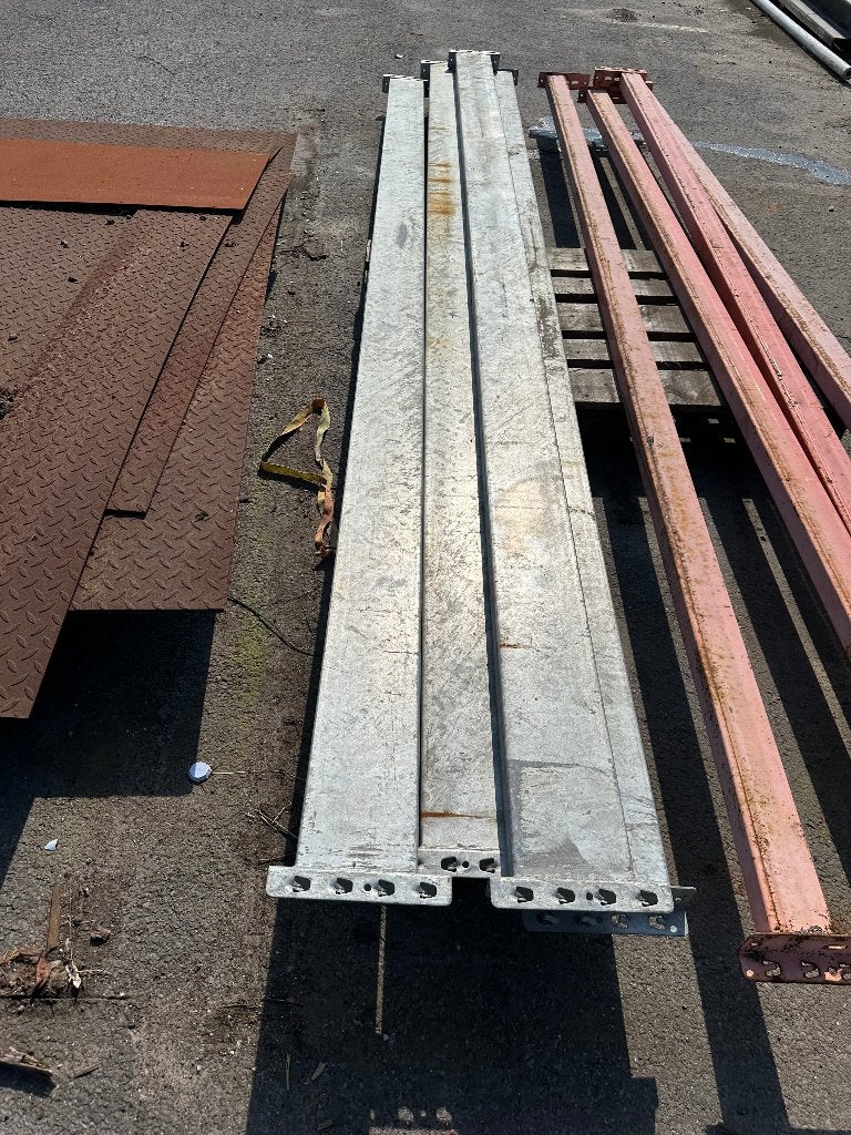 4 Stevige gegalvaniseerde liggers VAMMRACK, lengte 3,60m, Ophalen