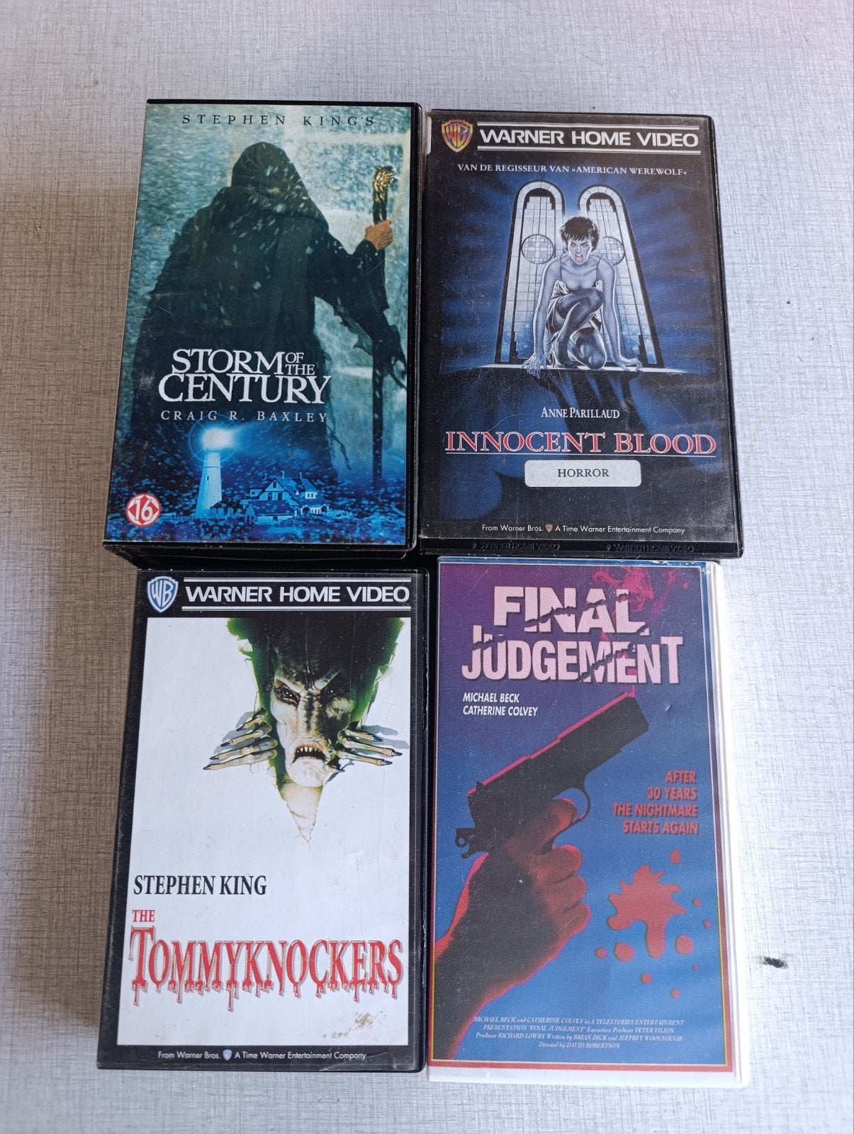 Lot VHS horror, Cd's en Dvd's, Ophalen of Verzenden