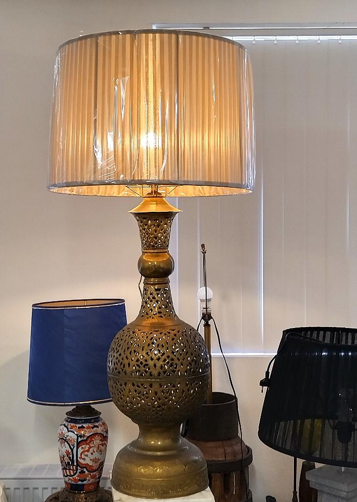 Oosterse lamp, Ophalen, Zo goed als nieuw, Overige materialen, 75 cm of meer