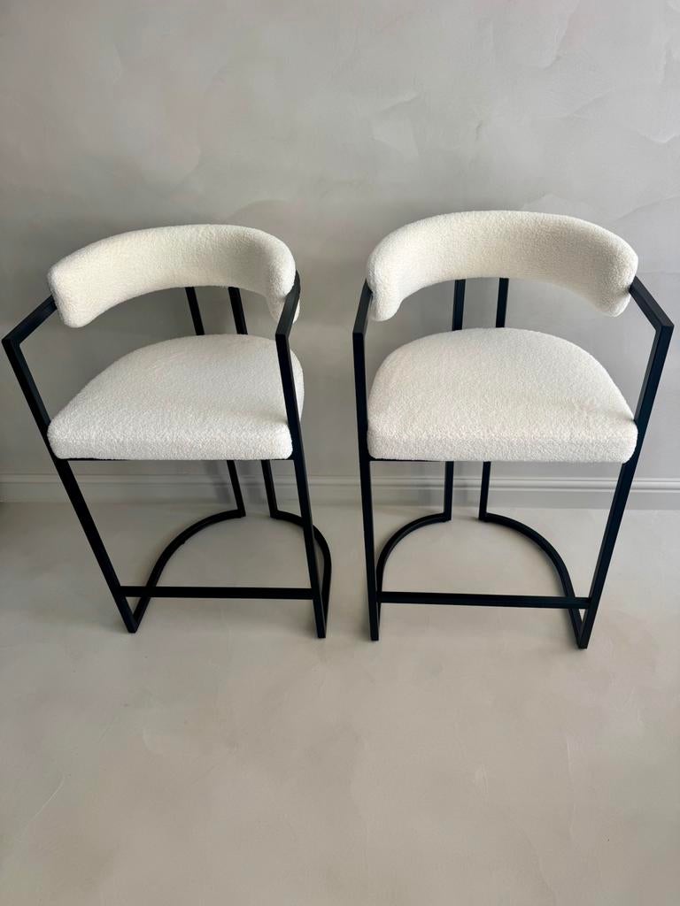 2 splinternieuwe barkrukken te koop, Ophalen, Nieuw, 90 cm of meer, Metaal