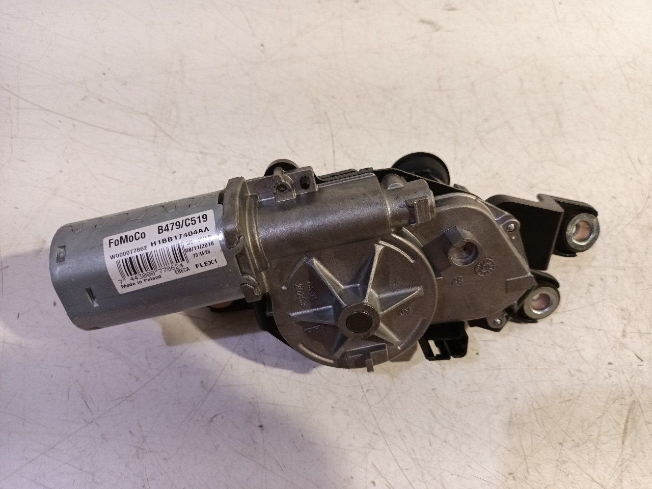 Ruitenwissermotor achter Ford Fiesta, Onderdelen@venauto.nl, Van der Ven Autorecycling B.V., Ettenseweg 76, 4706 PB Roosendaal, The Netherlands