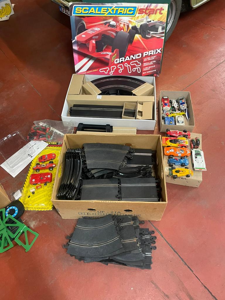Lot scalextric grand prix racebaan, Kinderen en Baby's, Ophalen, Racebaan