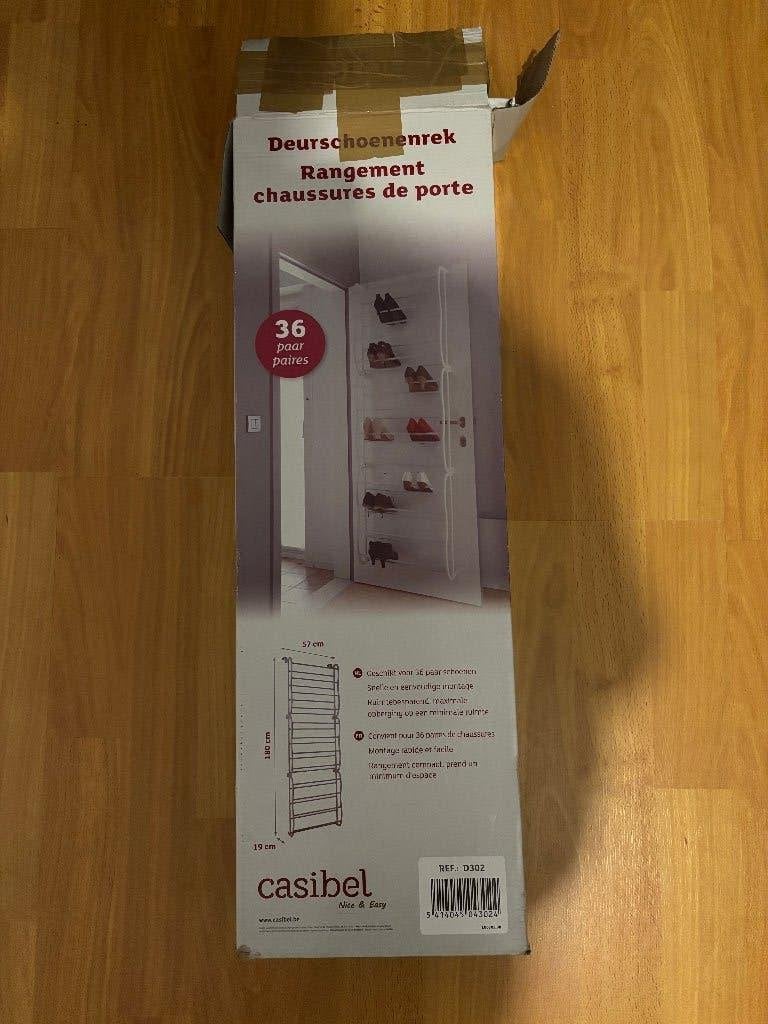 Casibel D302 Deurschoenenrek voor 36 paar, Huis en Inrichting, Ophalen, Zo goed als nieuw