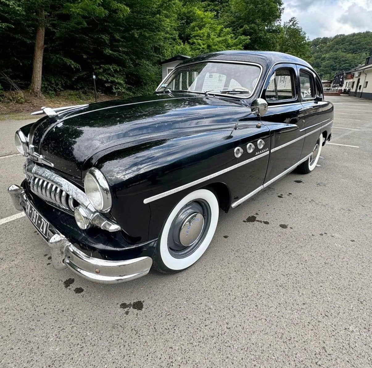Ford Vedette V8 1954 Dans son jus, ultra saine, CG France, Achat, Entreprise, Berline, Tissu