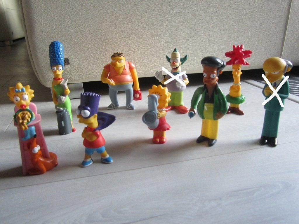 Les Simpson - grandes figurines au choix : 2,00Eur / pièce, Enlèvement ou Envoi, Comme neuf, TV, Figurine ou Poupée