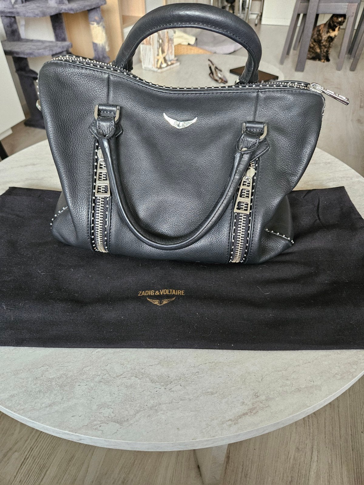 Sac à main Zadig&Voltaire, Enlèvement, Noir, Sac à main