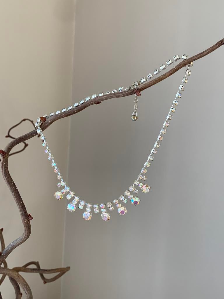Ancien collier très bel éclat., Enlèvement, Comme neuf, Argent, Argent