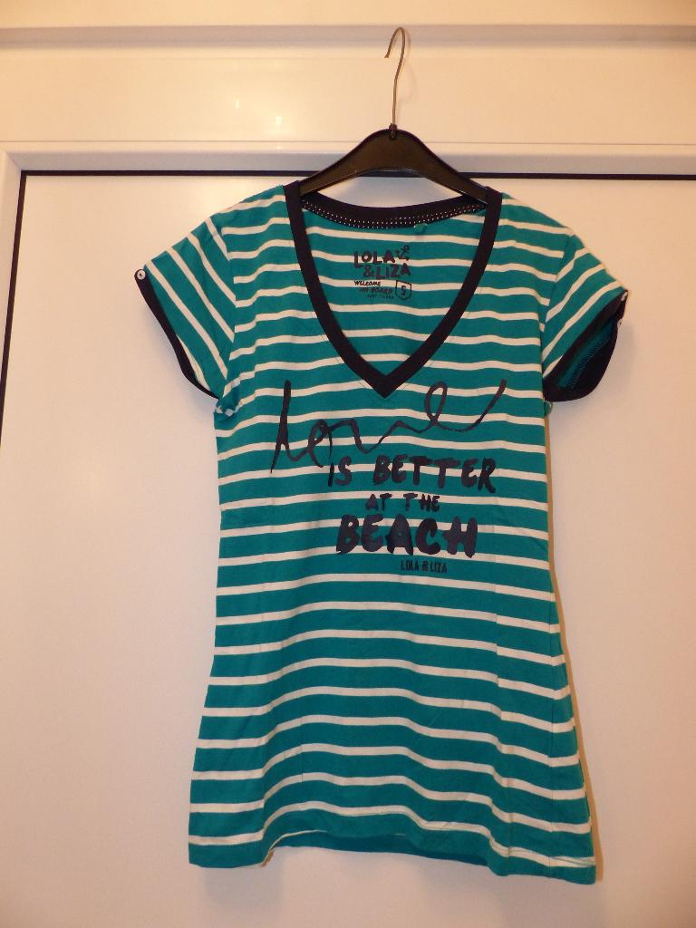 Groen t-shirt Lola & Liza - maat small, Kleding | Dames, T-shirts, Lola & Liza, Ophalen of Verzenden, Zo goed als nieuw, Korte mouw