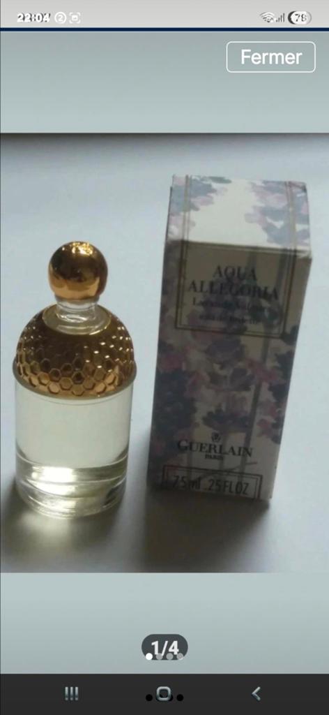 Guerlain aqua allegoria lavande velours eau de toilett 7.5ml, Enlèvement ou Envoi