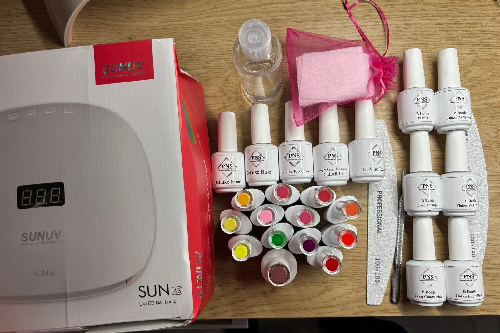 Set Pns voor Gelnagels + gratis Led  lamp erbij!, Enlèvement, Comme neuf